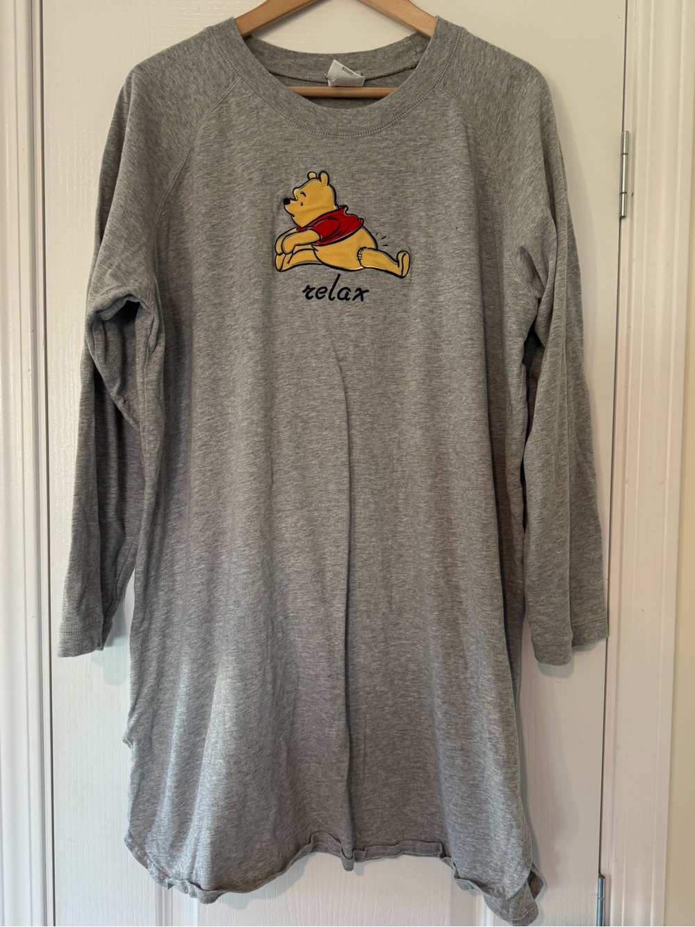 vintage Pooh Long Sleeve Nightgown